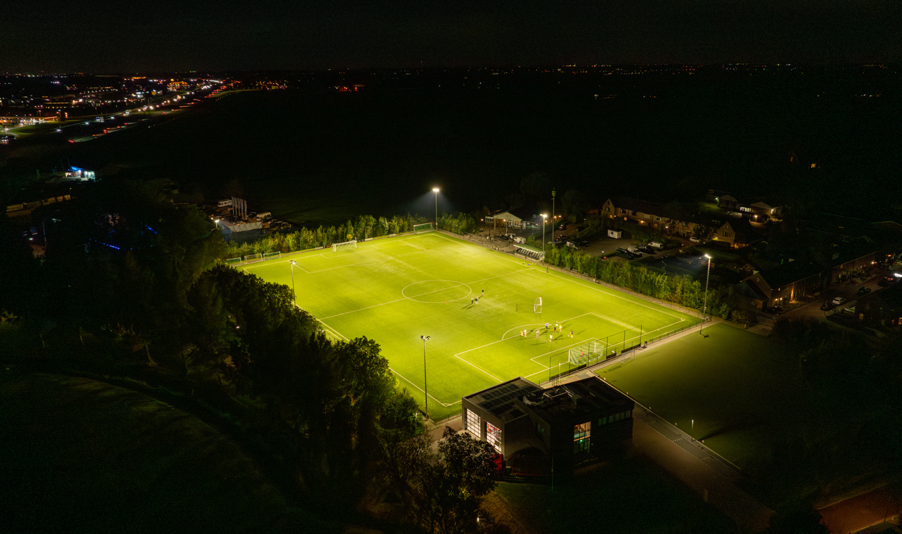 OSV NITA LED football lighting installation