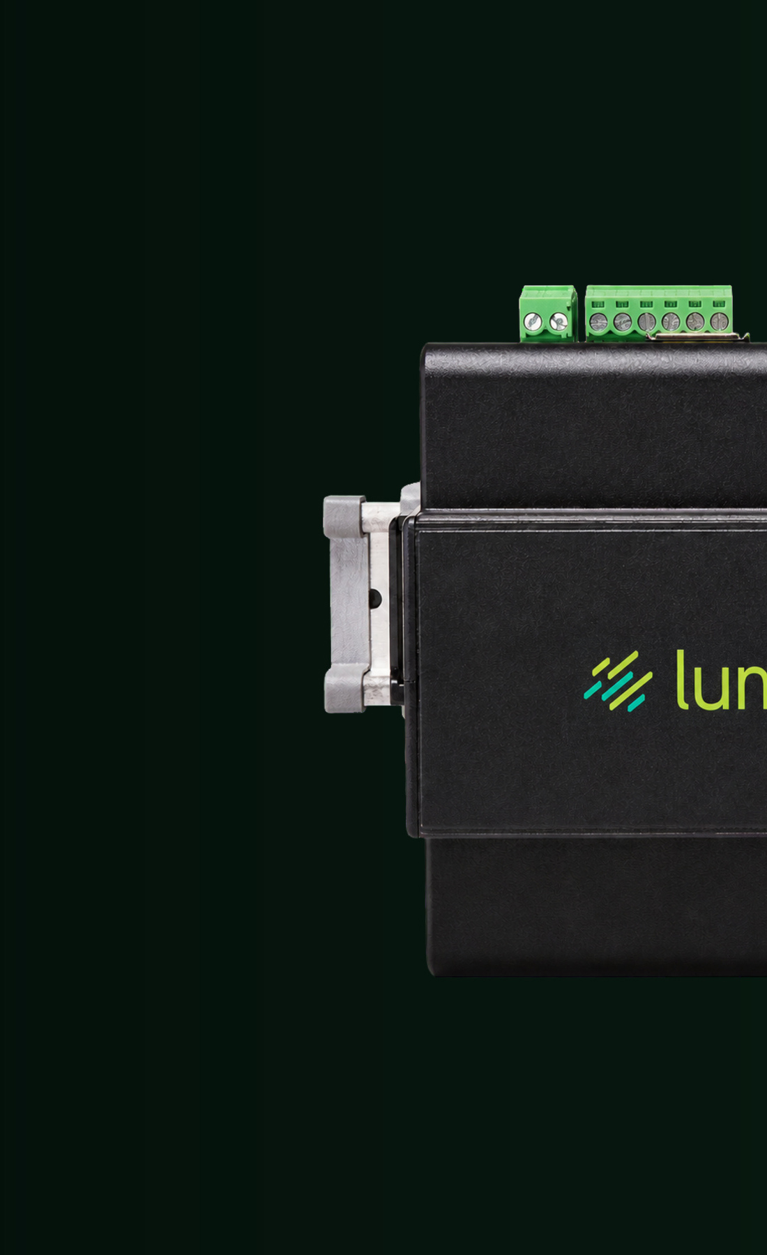 Lumosa Energy Manager Black Green Dark Green Gradient 2900X1800