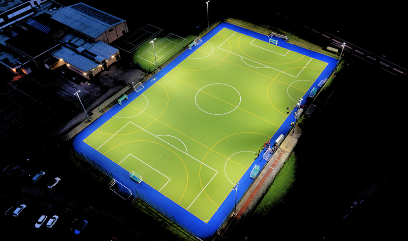 Cirencester Hockey Club LED Lighting with Reduced Light Spill