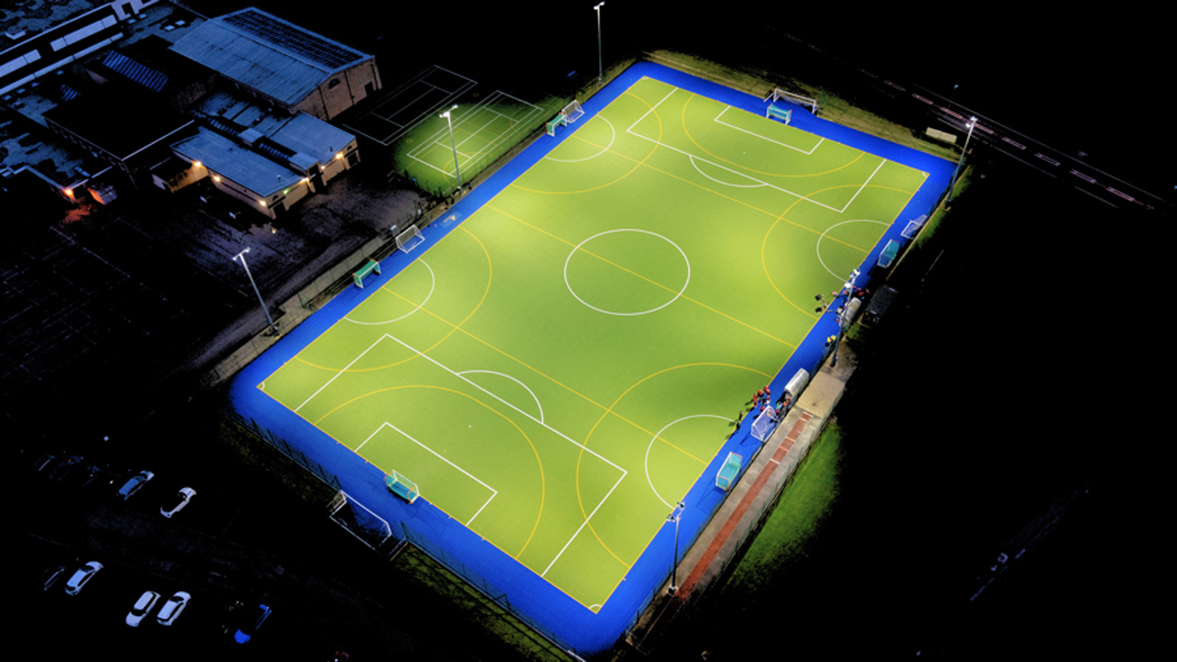 Cirencester Hockey Club LED Lighting with Reduced Light Spill