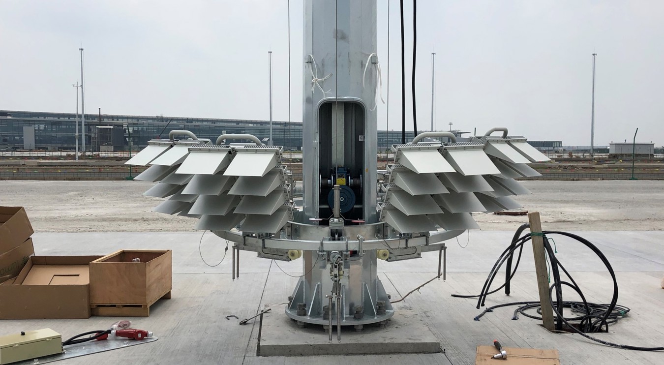 Led verlichting industrie | Installatie Shanghai Airport verlichting