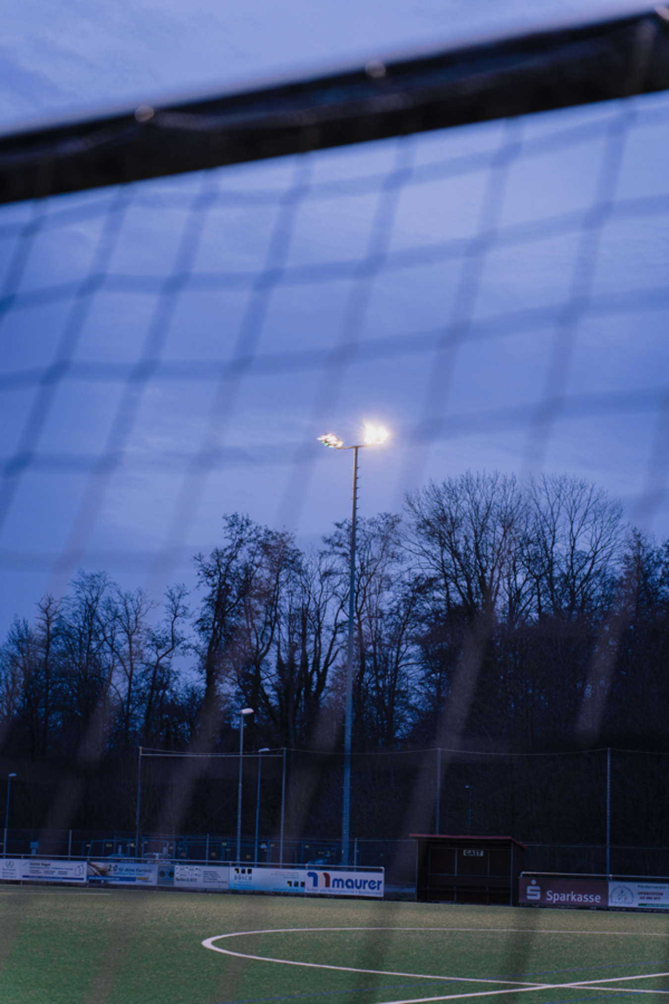 Lumosa retrofit LED luminaires at SV Gottenheim delivering bright light and reduced energy consumption.