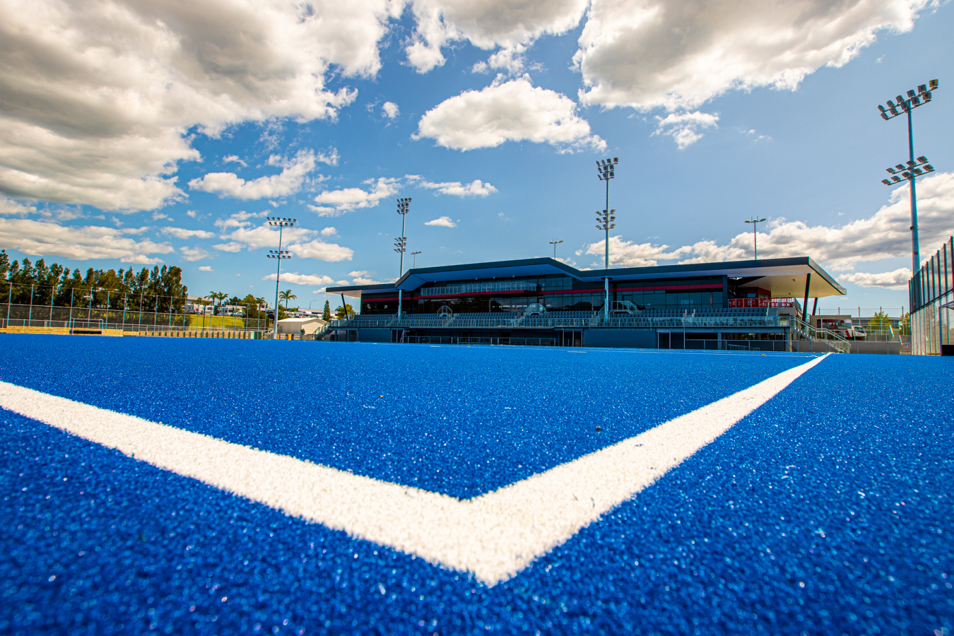 Stadion verlichting North Harbour Hockey met Lumosa LED armaturen