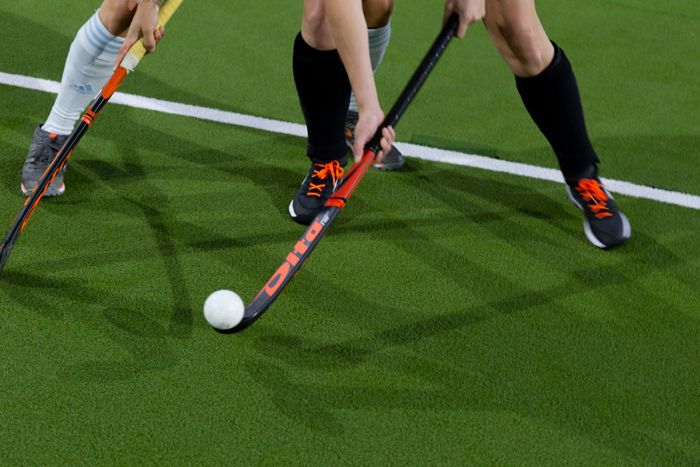 Led verlichting sport | hockey stick duel HC Eindhoven