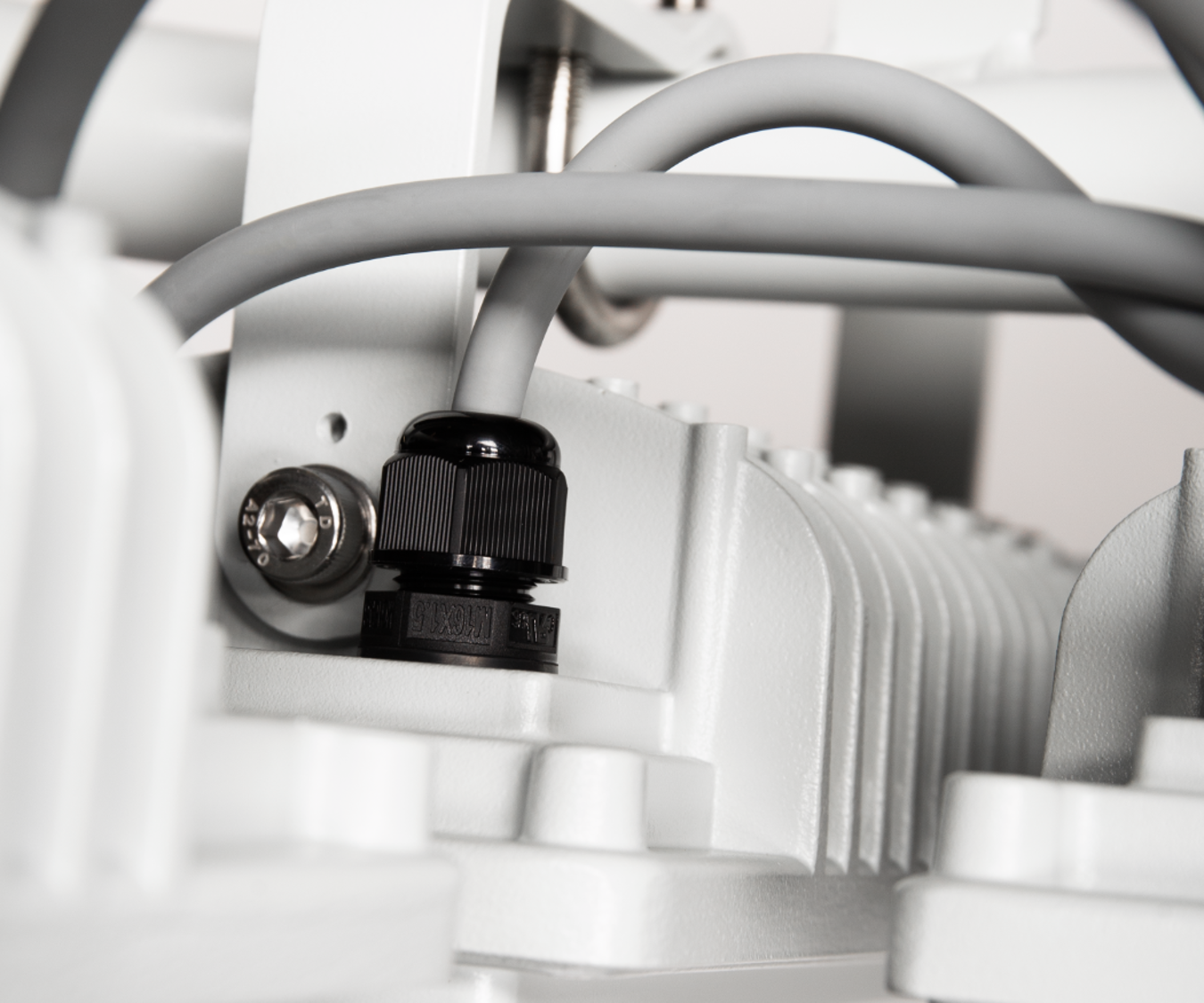 Gros plan d’un luminaire LED Lumosa