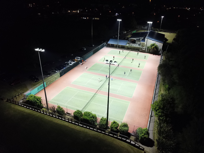 Led verlichting sport | tennis buitenbaan