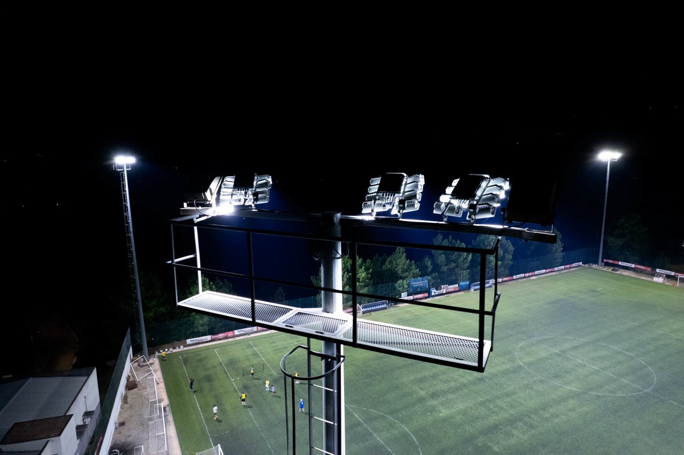 vista da iluminção em penela
