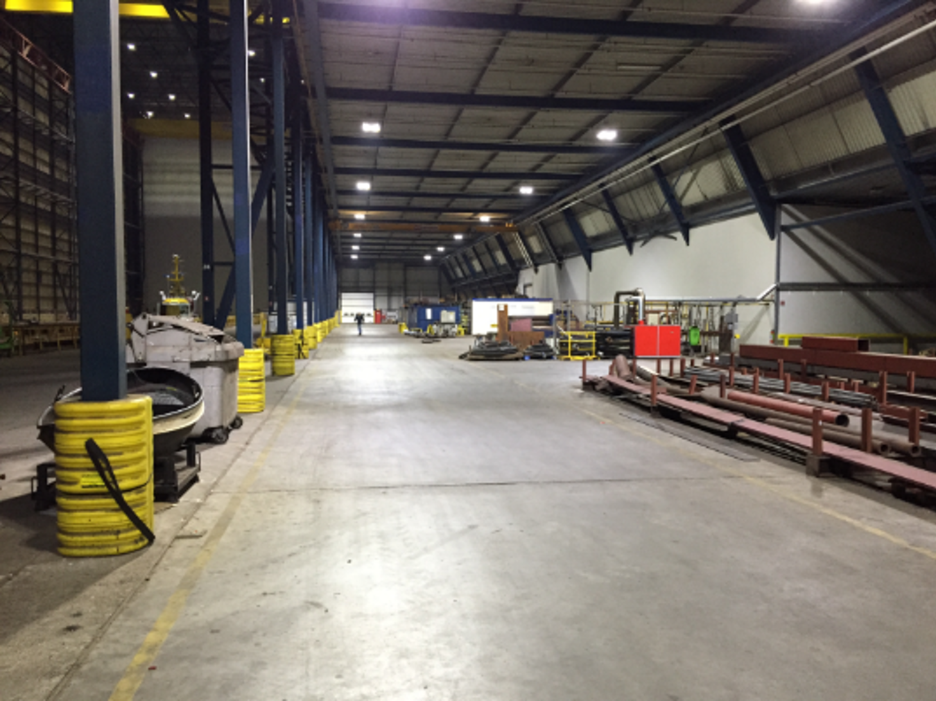 LED lighting industry | Industry hall Damen Shipyards (DS)