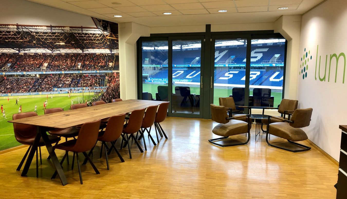Led verlichting sport | voetbalstadion MSV Duisburg skybox