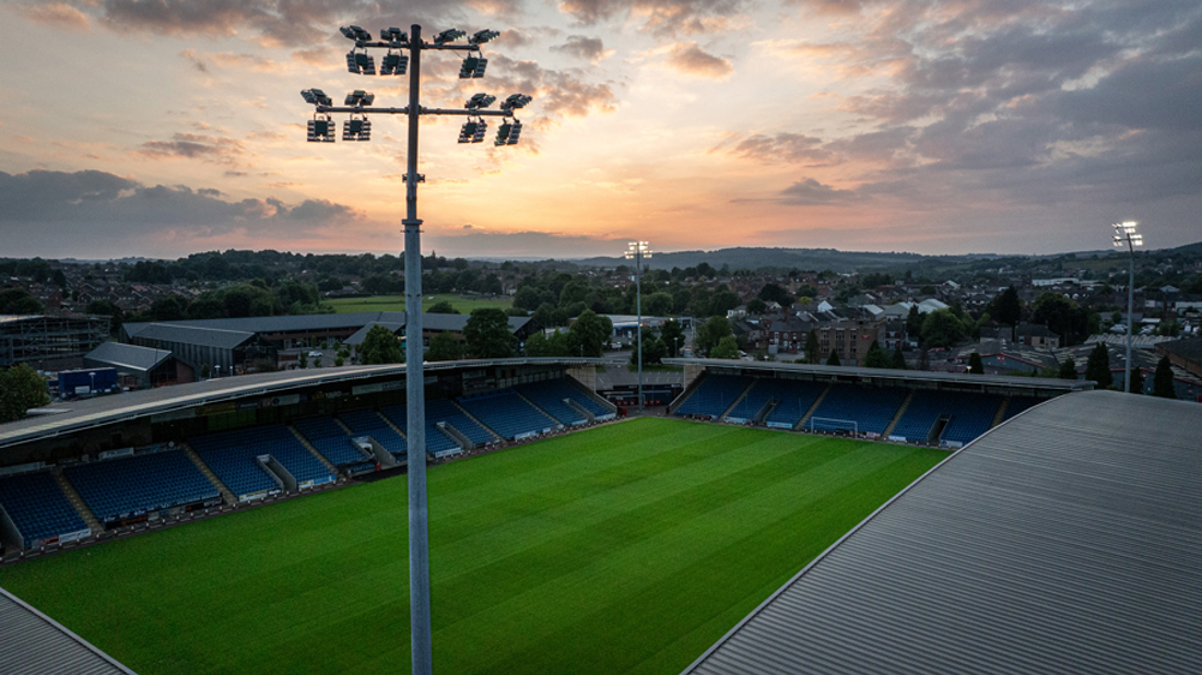 Lumosa stadium lighting Chesterfield